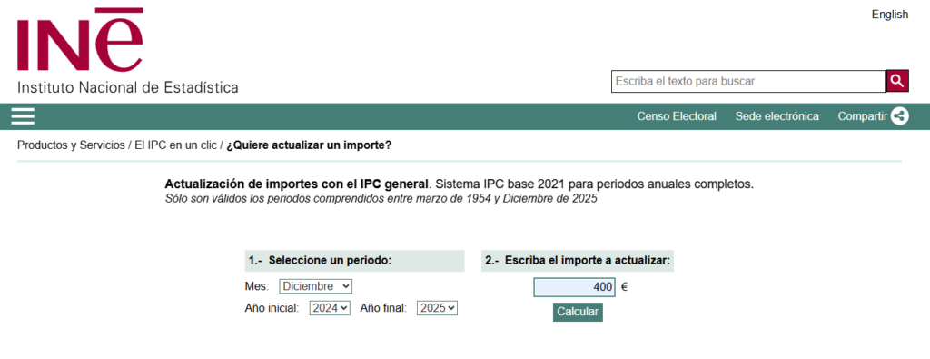 ACTUALIZACIÓN DEL IPC